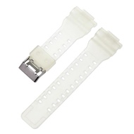 Suitable For Casio G-shock Strap High-grade PU Strap GA-100/110/120/150/200/300 Convex 16mm Replacement Watch Strap H