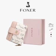FOXER Short Wallet Women's Wallet Exquisite And Cute Fashionable And Compact Credit Card Holder