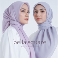 Hijab Segi Empat Bella Square. Kerudung Bella Square. Jilbab Bella Square Pollycoton