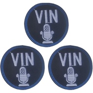 3 Pcs Dodgers Vin Embroidery Patch Baseball Team Iron-on Sew On Patches for Clothing Jacket Backpack