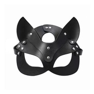 Topeng Pesta Wanita Leather Fashion Fox Face Guard Topeng Wanita Seksi cosplay