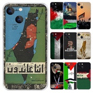 Transparent silicone protective cover OPPO F5 A73 2017 F7 F9 F11 Pro R623 Palestine Phone Case