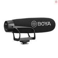 BOYA BY-BM2021 Lightweight Super Cardioid Video Microphone for Smartphone DSLR Cameras Camcorders PC Audio Recording  [24NEW]