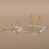 1pc Mineral Specimen Display Stand, Acrylic Mineral Base Crystal Ball Holder, Mineral Specimen Stand