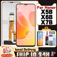 For Honor X5B / X6B / X7B LCD Screen + Tempered Glass + Glue + Tools