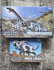 100%NEW正版日本TAKARA TOMY ZOIDS 索獅機械獸重戰雷龍GRACHIOSAURUS ZW08 /白獅WILD LIGER ZW01  $99起