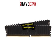 iHAVECPU RAM (แรม) CORSAIR VENGEANCE LPX 16GB (8x2) DDR4 3200MHz BLACK (CMK16GX4M2E3200C16)