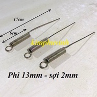 XO 02 PCS - LONG TAIL STEEL SPRINGS - LENGTH SPRINGS - TRAPING SPRINGS