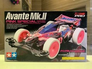 現貨 TAMIYA 田宮 雙星 Mini 4WD pro 四驅車 Avante Mk.II 前衛者 阿凡達 先鋒號 Mark Two (Pink Special 粉紅 透明軟殼版) 95061