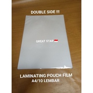 LAMINATING FILM POUCH FILM A4/ 10 SHEETS