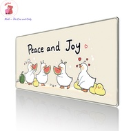 (BUY 2 GET 1 FREE NIGHT LIGHT) Peace nJoy Duck mouse pad 80x30, cute cartoon, waterproof, extremely 