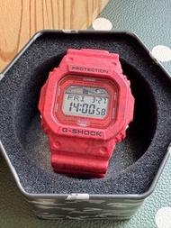 包郵 Casio G-Shock 紅色迷彩手錶