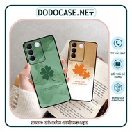 Vivo V27 / V27E case with four-leaf clover print, new trend