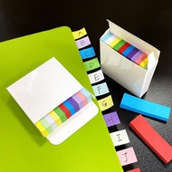 [LC] 550 sticky notes post-it notes 11 color index labels mini-markers student writing notepads