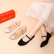 【ys1688】 Fashion Women Doll Shoes Office Flat Shoes Daily Loafer SK-611