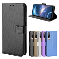 Suitable for HTC Desire 22 Pro Phone Case Flip HTC D22 Pro Phone Leather Case Card Diamond Pattern