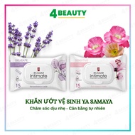 Ya Samaya RCAMAR Intimate Intimate Intimate Cleaning Wet Wipes for Women Gentle Skin Care, PH Balanc