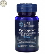 Life Extension, Pycnogenol, French Maritime Pine Bark Extract, 100 mg, 60 Vegetarian Capsules