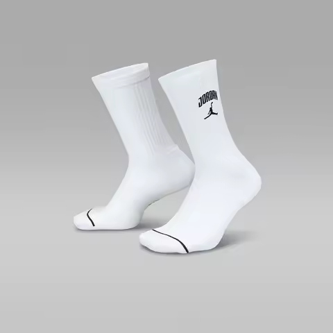 Nike genuine JORDAN Unisex Knit Breathable Sports Socks HJ2434-100