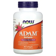 NOW ADAM Superior Men's Multi 90 Veg Capsules, Men's Multivitamin with Saw Palmetto Lycopene CoQ10, 