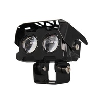 MATA 2-Eye Laser LED Spotlight Fog Light Two-Tone Mode SQL 2-Eye Super Bright Electric Motorcycle Fo