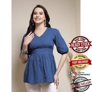 100% ORIGINAL READY STOCK Kurti Indian Women Kurtis Top Saree Sari Punjabi Suit Readymade Kurti UD39