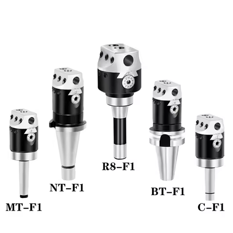 F1 boring head 50mm 75mm 100mm CNC lathe rough boring processing paired with BT30 BT40 NT30 NT40 C20