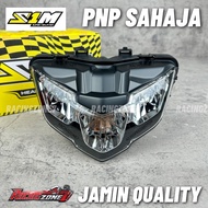 S1M ZHIPAT Y15ZR V2 LC135 V8 Fi LED HEAD LAMP/ Y15ZR v2 LED LAMPU DEPAN/ LCV8 HEAD LAMP SMOKE CLEAR