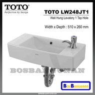 TOTO LW 248 JT1 Hanging Sink Wall Hung Lavatory TOTO LW248JT1/ TOTO LW248JT1 Wall Hung Lavatory 1 Ta