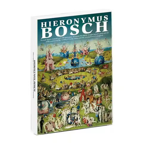 30Pcs Hieronymus Bosch Art Painting Postcards Retro Wish Cards Collection DIY Home Wall Decor Journa