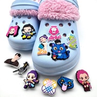 《Hot Sale》Hot-Selling Demon Slayer Group Shoes Flower Hole Shoes Flower Direct Supply from Factory: 