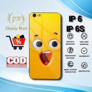 HP IP 6 Case Latest 6s/ - IP 6 Casing 6s/ - Emoji Face Motif - Premium Glossy Hardcase - Softcase IP