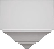 3 5/8"P x 7 1/4"W x 7 1/2"H Americraft Solid Paint Grade Wood Universal Mid Crown Moulding Coupler B