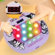 SDEER Super Bubble Pop Light Game, Kuromi Pop Light Push Game Pop Electronic, Electronic Pop Cool Si