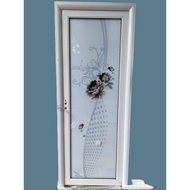 GLASS ALUMINIUM BATHROOM DOOR