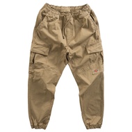 DICKIES loose men's pants drawstring leg overalls men's outdoor trend washed retro khaki casual pants texture