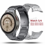 ไม่มีช่องว่าง22Mm ไทเทเนียมสายนาฬิกาโลหะสำหรับ Samsung Galaxy Watch 5 Pro 45Mm/Watch5 44Mm 40Mm/Watch 4 Classic 46Mm 42Mm สายนาฬิกาข้อมือ twzhvj