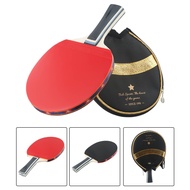 【HOT】Strong Spin Table Tennis Racket 7 Ply wood Ping Pong Bat Paddle Long handl