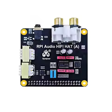 ForRaspberry Pi5 Audio HIFI HAT PCM5122 I2S Audio Card DAC Also For PI 5 /PI4 /PI3 /Zero Series HIFI