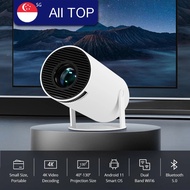 SG STOCK LED Projector Android 11.0 4k HD 1080p 2.4g&amp;5g Wifi Wireless Portable Home Theater 4k Smart Projector Bluetooth