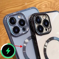 Compatible For iP 14 14 Pro 14 Pro Max 13 13 Pro 13 Pro Max 12 Pro Max Magnetic Protect Camera Casin