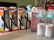 ChuChu 玻璃奶瓶、Pigeon玻璃 母乳實感奶瓶