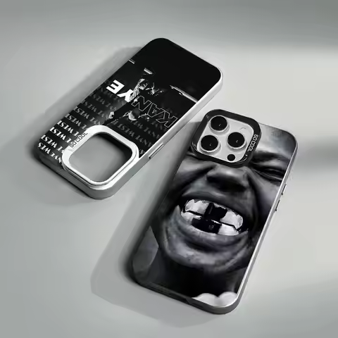 Bully Kanye West Phone Case For IPhone 17 16 15 14 11 12 13 Pro Max Pro Plus Colored Silver Cover