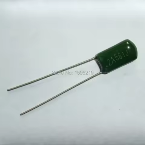 50Pcs/200Pcs Mylar Film Capacitor 100V 2A561J 560pF 2A561 5% Polyester Film Capacitor