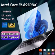 【3 years Warranty】15.6 Inch Windows 11 Pro Intel Core i9 8950HK Backlight Laptops Fingerprint Lock 1