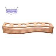 Shot Glass Holder Set-1Oz/30Ml Shot Glass Set Bamboo Shot Glass Holder, 6Pcs Shot Glass Set, Perfect