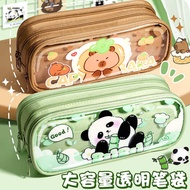 capybara pencil case pencil box pencil case Bekas pensel Capibala beg alat tulis pelbagai fungsi kan