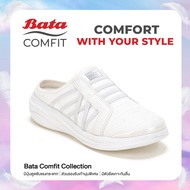 Bata บาจา Comfit รองเท้าเพื่อสุขภาพแบบสวมเปิดส้น สวมใส่ง่าย น้ำหนักเบา สำหรับผู้หญิง สีดำ 6016050 สีขาว 6011050