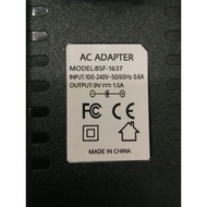 9V 1.5A Adapter Model BSF-1637