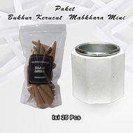 Mabkhara Mini Cone Bukhur Package Incense Cone Incense Burner Contains 25 Pcs Aromatherapy Cone Ince
